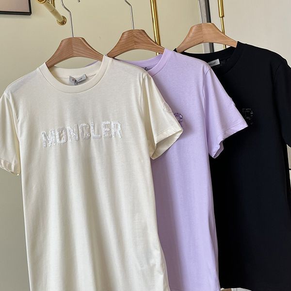新色☆希少 モンクレール 偽物 ロゴ胸に刺繍Tシャツ 選べる3色 moz86999